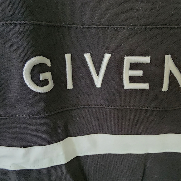 Givenchy Logo Embroidered Striped Crewneck Sweatshirt Slim Fit - Picture 7 of 12